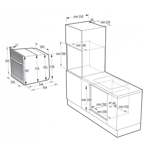 Духовой шкаф Gorenje BSA6747DGWI с паром – Эффективная кулинария и инновационные технологии