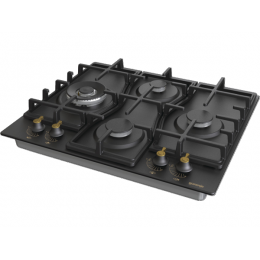 Варочная панель Gorenje GW6D42CLB 60 см, черная, газовая, 8150 Вт, SKU 27337
