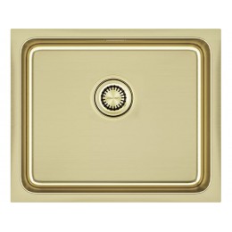 Мойка Paulmark Vista 54 PM305444-LG, 540х440 мм, нержавеющая сталь, 1,2 мм, врезной монтаж, SKU 33138