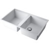 Мойка Omoikiri Kitagawa 83-2-U-WH Artceramic белая - купить в интернет-магазине