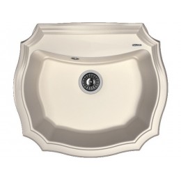 Мойка Florentina Эмилия 640 (SKU 26741, кварц, 1 чаша, 640х550 мм)