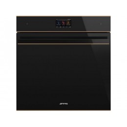 Духовой шкаф SMEG SOP6604TPNR, электрический 60 см, 68 л, черное стекло, TFT-дисплей, 10 функций, пиролиз, SKU 29641.