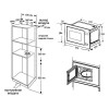 СВЧ-печь MEFERI MMO6025BK COMFORT - Встраиваемая микроволновая печь с современным дизайном и функциями