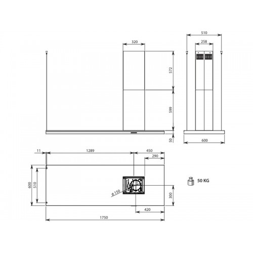 Вытяжка Falmec LUMEN IS STEEL 175 DX - Эффективное Решение для Вашей Кухни