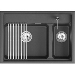 Мойка Granula KS-7302i, шварц