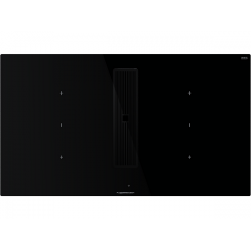 Варочная панель Kuppersbusch KMI 9350.0 SR Black Chrome - Индукционная с Вытяжкой