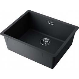 Мойка 35048 Omoikiri Yamakawa 55T-Integra-BL Tetogranit 548x448 мм черный
