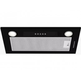 Вытяжка Kuppersberg INLINEA 52 BX, полновстраиваемая, 1300 м3/ч, черный/серебристый, SKU 24249