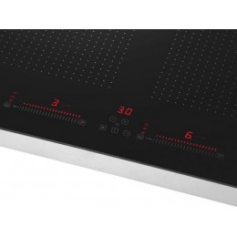 Варочная панель MAUNFELD CVI904SFLBK 90 см, индукционная, черная, 4 конфорки, 7200 Вт, SKU 36251
