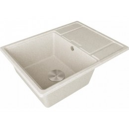 Мойка Paulmark Flugen 50-650 PM216550-BE, гранит, 650x500 мм, врезной, бежевый, SKU 23752