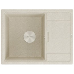 Мойка Paulmark Flugen 50-650 PM216550-BE, гранит, 650x500 мм, врезной, бежевый, SKU 23752