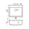 Мойка Omoikiri Daisen 57-ES Artgranit/espresso (4997310)