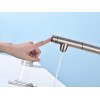 Смеситель Paulmark Viper Vi213105-BS (NI) — брашированная сталь (никель) для кухни и ванной