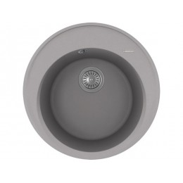 Мойка Florentina Лацио 510, кварцевая, 1 чаша, ⌀390 мм, SKU 26655
