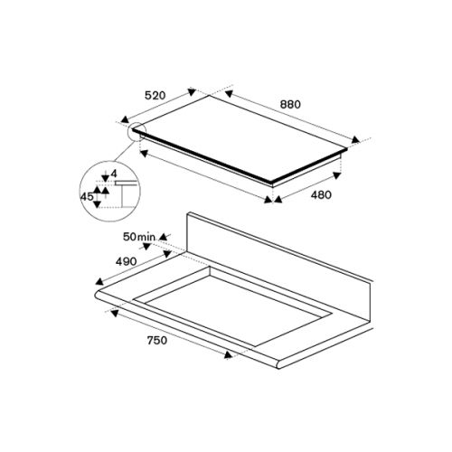 Варочная панель Bertazzoni P906IM3G5NE индукционная – высококачественная техника для вашей кухни