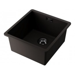 Мойка 34657 Artgranit 400x420 мм подстольная, 10 мм, для тумбы от 45 см