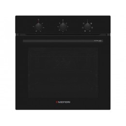Духовой шкаф MEFERI MEO606BK 60 см, черный, 76 л, 6 режимов, 2000 Вт, SKU 29357