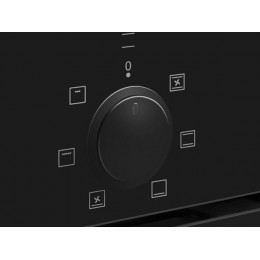 Духовой шкаф MEFERI MEO606BK 60 см, черный, 76 л, 6 режимов, 2000 Вт, SKU 29357