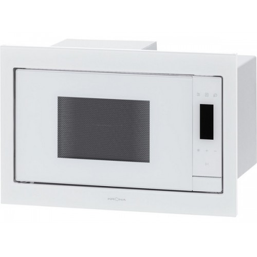СВЧ-печь KRONA ESSEN 60 WH DOTS – Встраиваемая микроволновая печь для вашего кухонного интерьера