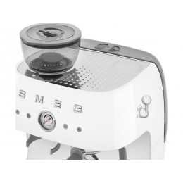 Кофемашина SMEG EGF03WHEU, 15 Бар, 1,65 кВт, алюминий, 2,4 л, SKU 27762