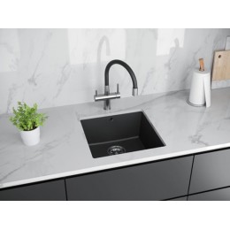 Мойка Kuchenstern UNDER 50, SKU 30863, Ku-Granit, 430x460 мм, подстольная.