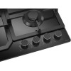 Варочная панель MEFERI MGH604BK GLASS COMFORT - Газовая панель с стеклянной поверхностью для кухни
