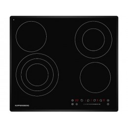 Варочная панель Kuppersberg ECS 632 F 59 см, черная, стеклокерамика, 6,7 кВт, SKU 24166