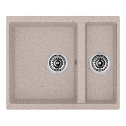 Мойка Longran Enigma ENG 555.460 12367, гранит, врезная, 2 чаши, 60 см