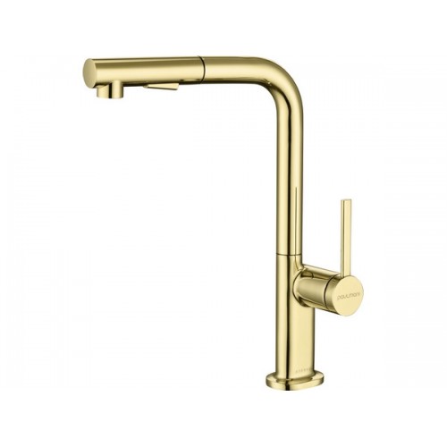 Смеситель Paulmark Neo Ne214419-G в золоте - Элегантность и Качество для Вашей Кухни