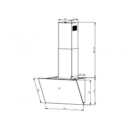 Вытяжка Franke REFLECT BK 60 (SKU 25367) черная, 750 м3/ч, сенсор, 3 скорости, 66 дБ
