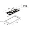 Варочная панель ASKO HG8144BGB1 - Газовая, 4 конфорки, Черная, Эффективность и Стиль