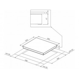 Варочная панель GRAUDE EK 60.0 S 17268, электрическая, 4 конфорки, черная, стеклокерамика