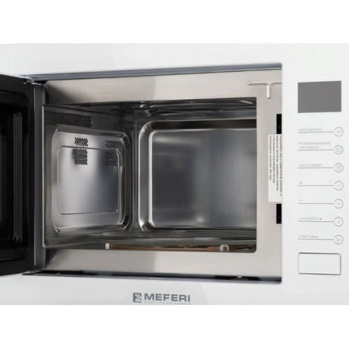 СВЧ-печь MEFERI MMO6025WH ULTRA — Встраиваемая микроволновая печь с современными функциями и дизайном