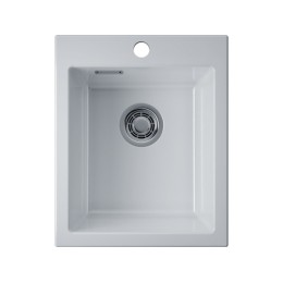 Мойка Omoikiri Omishima 41-WH Glossy Natceramic/белый глянцевый (4997481)