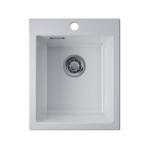 Мойка Omoikiri Omishima 41-WH Glossy Natceramic/белый глянцевый (4997481)