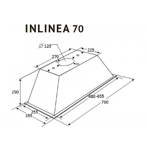 Вытяжка Kuppersberg INLINEA 70 X - Эффективное решение для вашей кухни
