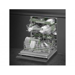 Посудомоечная машина SMEG STL7324AQL, 60 см, черная, 14 программ, 42 дБ, SKU 34180