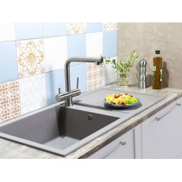 Мойка Omoikiri Sumi 100-SA 35080 Tetogranit 10мм, 1000х500, с крылом