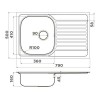 Мойка Omoikiri Kashiogawa 79-IN из нержавеющей стали - идеальное решение для вашей кухни (4993452)