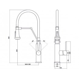 Смеситель Emar ЕСВ 7012 Satin