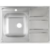 Мойка Ukinox Иннова IND800.600 -GT6C 0L - Качественная и стильная мойка для вашей кухни