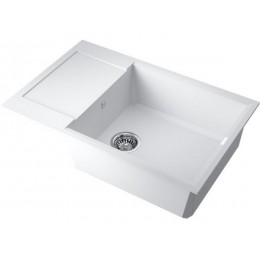 Мойка 34987 Omoikiri Sakaime 78-LB-WH, Tetogranit, 780x500 мм, врезная, белая