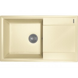 Мойка Florentina Консул 840 шампань, SKU 27687, 1 чаша, кварц, с крылом, перелив.