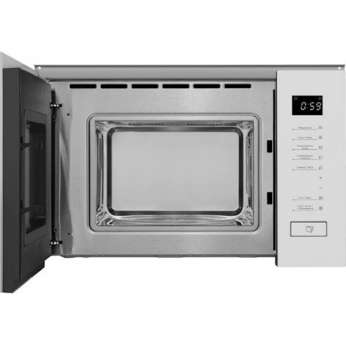 СВЧ-печь MAUNFELD MBMO820SGW09 - Встраиваемая микроволновая печь с грилем и сенсорным управлением