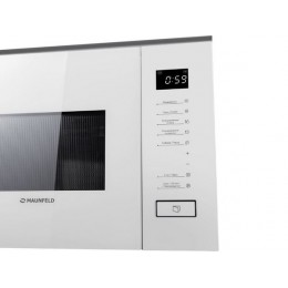 СВЧ-печь MAUNFELD MBMO820SGW09 60 см, 20 л, белая, гриль, сенсорное управление, 1270 Вт, SKU 35589