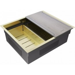 Мойка Paulmark 35889, 54 см, нерж. сталь, 1 чаша, светлое золото