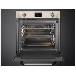 Духовой шкаф SMEG SOP6902S2PP 28689, электрический с паром, кремовый, 68 л, A+