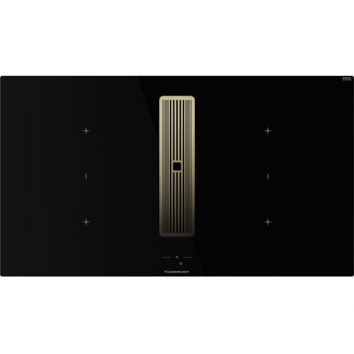 Варочная панель Kuppersbusch KMI 9850.1 SR-S Gold - Индукционная с Вытяжкой