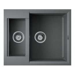 Мойка Omoikiri Sakaime 60-2-PL Tetogranit 34891, 600x500 мм, врезная