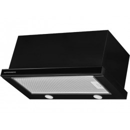 Вытяжка Kuppersberg SLIMTURBO 60 GB, 59.7 см, черная, 1500 м³/ч, 3 скорости, стекло, 63.4 дБ, SKU 23393
